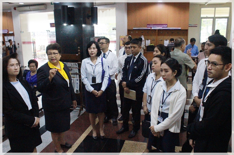 ﻿กรมบังคับคดีให้การต้อนรับคณะศึกษาดูงานจากสำนักงานทรัพย์สินส่วนพระมหากษัตริย์ 